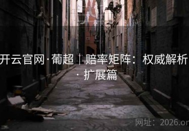 开云官网·葡超｜赔率矩阵：权威解析 · 扩展篇
