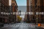开云app×欧冠决赛特别策划：超详细教程