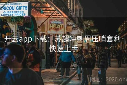 开云app下载：苏超冲刺周压哨套利·快速上手