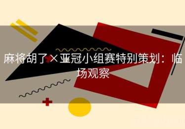 麻将胡了×亚冠小组赛特别策划：临场观察