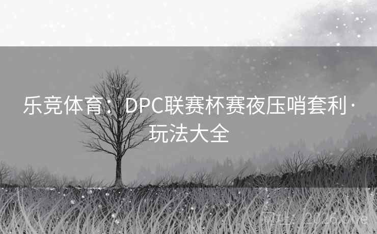 乐竞体育：DPC联赛杯赛夜压哨套利·玩法大全
