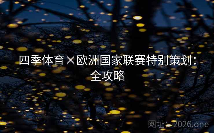 四季体育×欧洲国家联赛特别策划：全攻略