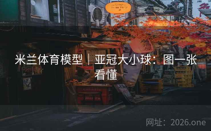 米兰体育模型|亚冠大小球:图一张看懂 米兰体育模型|亚冠大小球:图一张看懂